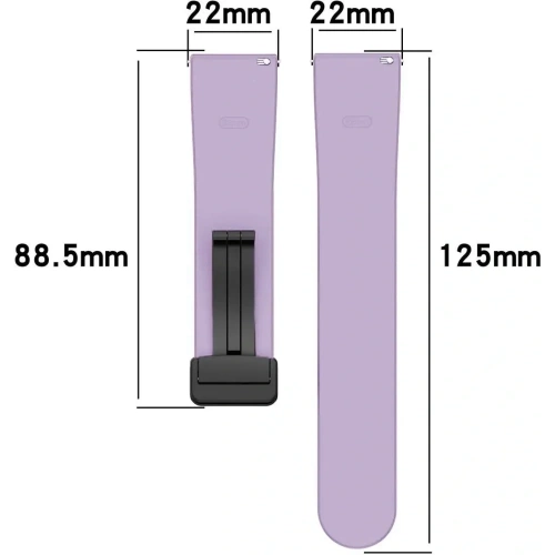 Kup Bizon Szíj Óra Szilikon 22 mm levendula - BIZ6671 - {ean13} - Sklep Home Screen