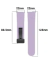 Kup Bizon Armbanduhr Silikon 22 mm lavendel - BIZ6671 - {ean13} - Sklep Home Screen