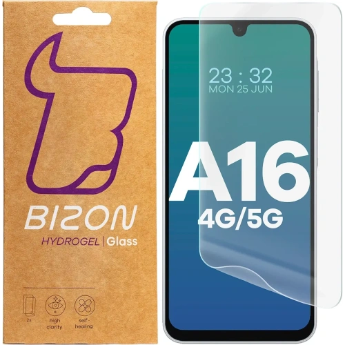 Kup Bizon Glass Hydrogel Elöl Samsung Galaxy A16 4G/5G [2 CSOMAG] - BIZ6672 - {ean13} - Sklep Home Screen