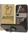 Etui s úchopem na prst Bizon Case Hybrid Ring do Samsung Galaxy A16 4G/5G kouřové s černým rámem
