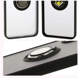 Kup Etui s úchopem na prst Bizon Case Hybrid Ring do Samsung Galaxy A16 4G/5G kouřové s černým rámem - BIZ6674 - {ean13} - Sklep Home Screen