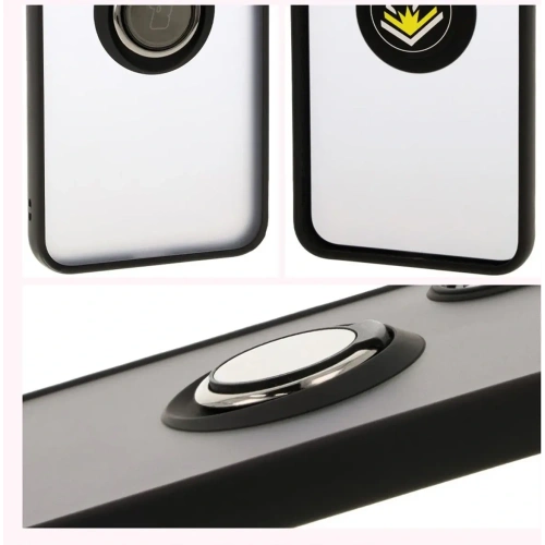 Kup Bizon Case Hybrid Ring Samsung Galaxy A16 4G/5G fumuriu cu un cadru negru - BIZ6674 - {ean13} - Sklep Home Screen