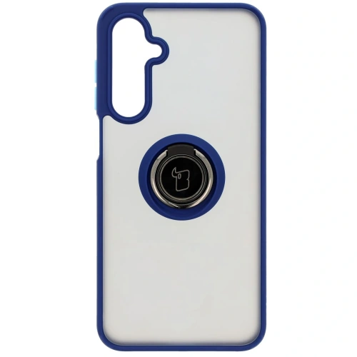Kup Bizon Case Hybrid Ring Samsung Galaxy A16 4G/5G fumuriu cu un cadru albastru închis - BIZ6675 - {ean13} - Sklep Home Screen