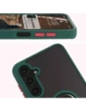 Kup Etui s úchytem na prst Bizon Case Hybrid Ring do Samsung Galaxy A16 4G/5G kouřové s tmavě zeleným rámečkem - BIZ6676 - {ean13} - Sklep Home Screen