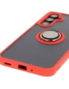Kup Bizon Case Hybrid Ring Samsung Galaxy A16 4G/5G fumurie cu un cadru roșu - BIZ6677 - {ean13} - Sklep Home Screen