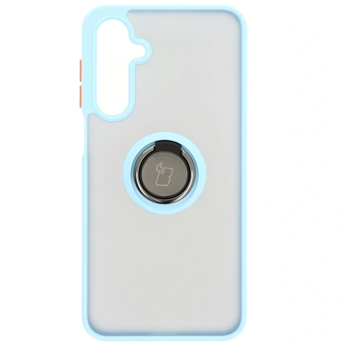 Kup Bizon Case Hybrid Ring Samsung Galaxy A16 4G/5G fumuriu cu un cadru de culoare albastră deschisă - BIZ6678 - {ean13} - Sklep Home Screen