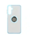 Kup Bizon Case Hybrid Ring Samsung Galaxy A16 4G/5G fumuriu cu un cadru de culoare albastră deschisă - BIZ6678 - {ean13} - Sklep Home Screen