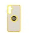 Kup Bizon Case Hybrid Ring Samsung Galaxy A16 4G/5G fumuriu cu un cadru galben - BIZ6679 - {ean13} - Sklep Home Screen