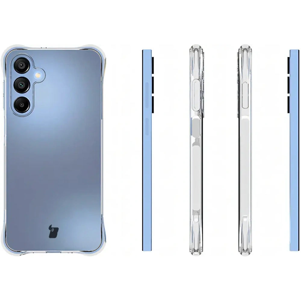 Elastyczne etui Bizon Case Salpa do Samsung Galaxy A16 4G/5G przezroczyste