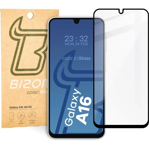 Kup Szkło hartowane Bizon Glass Edge 2 do Samsung Galaxy A16 4G/5G czarna ramka - BIZ6682 - {ean13} - Sklep Home Screen