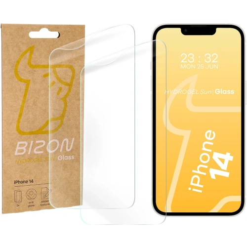 Kup Fólie matná Bizon Glass Hydrogel Sun do Apple iPhone 14 [2 PACK] - BIZ6684 - {ean13} - Sklep Home Screen