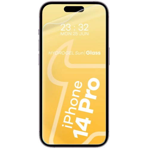 Kup Bizon Glass Hydrogel Nap Apple iPhone 14 Pro [2 CSOMAG] - BIZ6690 - {ean13} - Sklep Home Screen