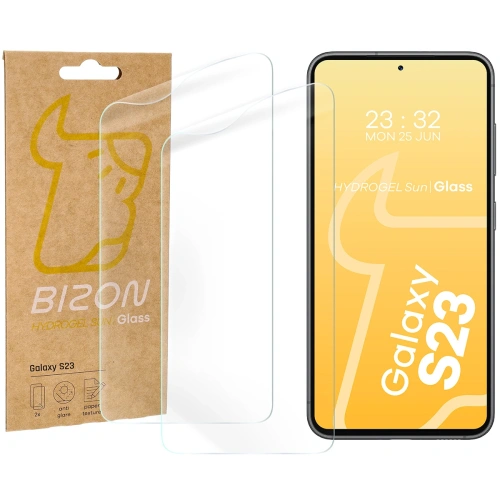 Kup Bizon Glass Hydrogel Nap Samsung Galaxy S23 [2 Csomag] - BIZ6691 - {ean13} - Sklep Home Screen