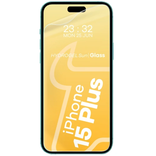Kup Bizon Glass Hydrogel Nap Apple iPhone 15 Plus [2 CSOMAG] - BIZ6695 - {ean13} - Sklep Home Screen
