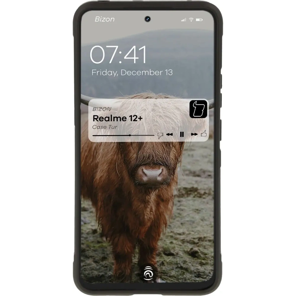 Pancerne etui Bizon Case Tur do Realme 12+ czarne