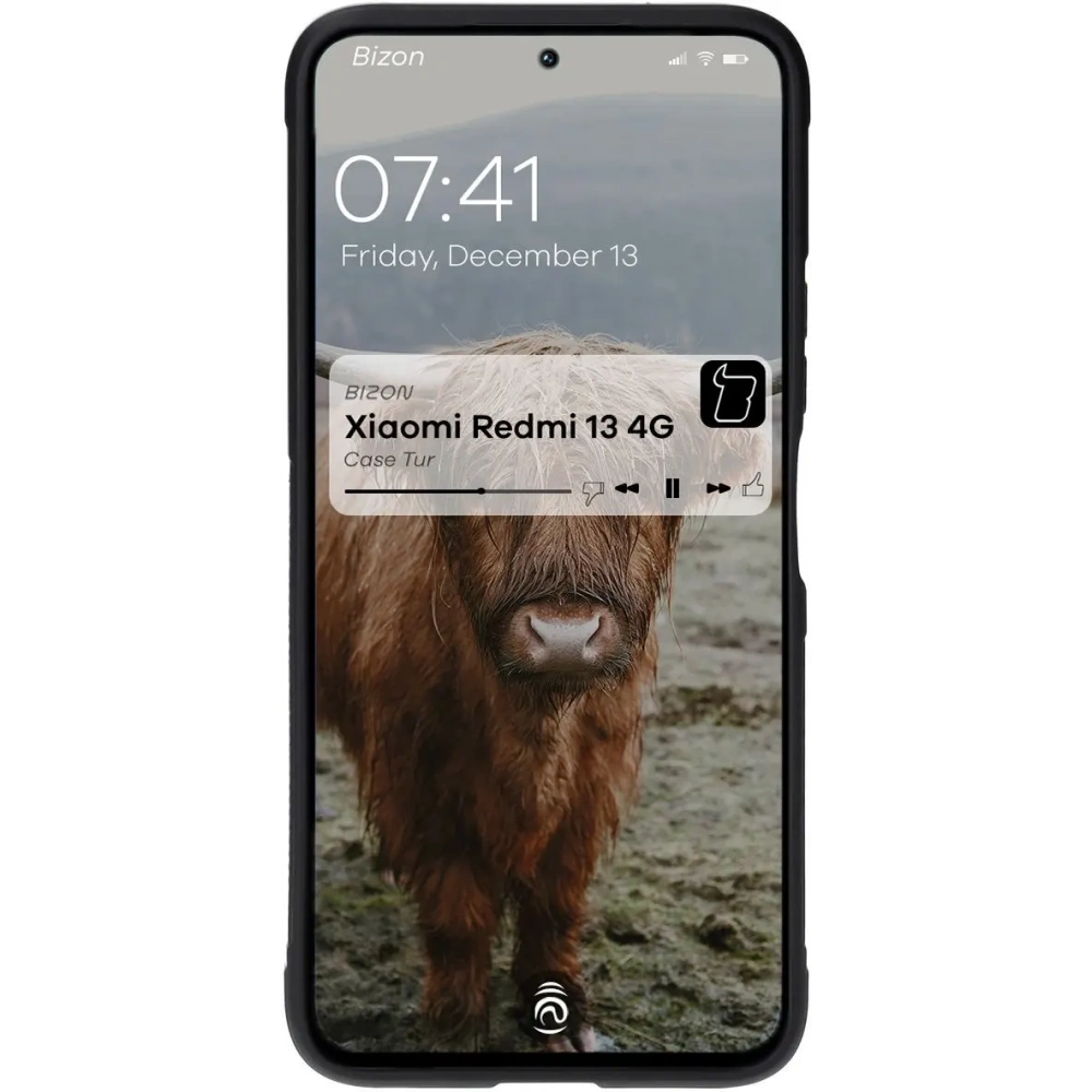 Pancerne etui Bizon Case Tur do Xiaomi Redmi 13 4G czarne
