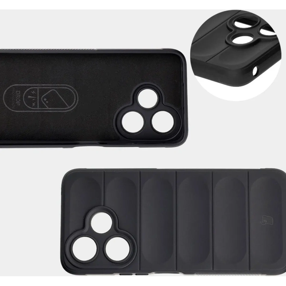 Pancerne etui Bizon Case Tur do Xiaomi Redmi 13 4G czarne