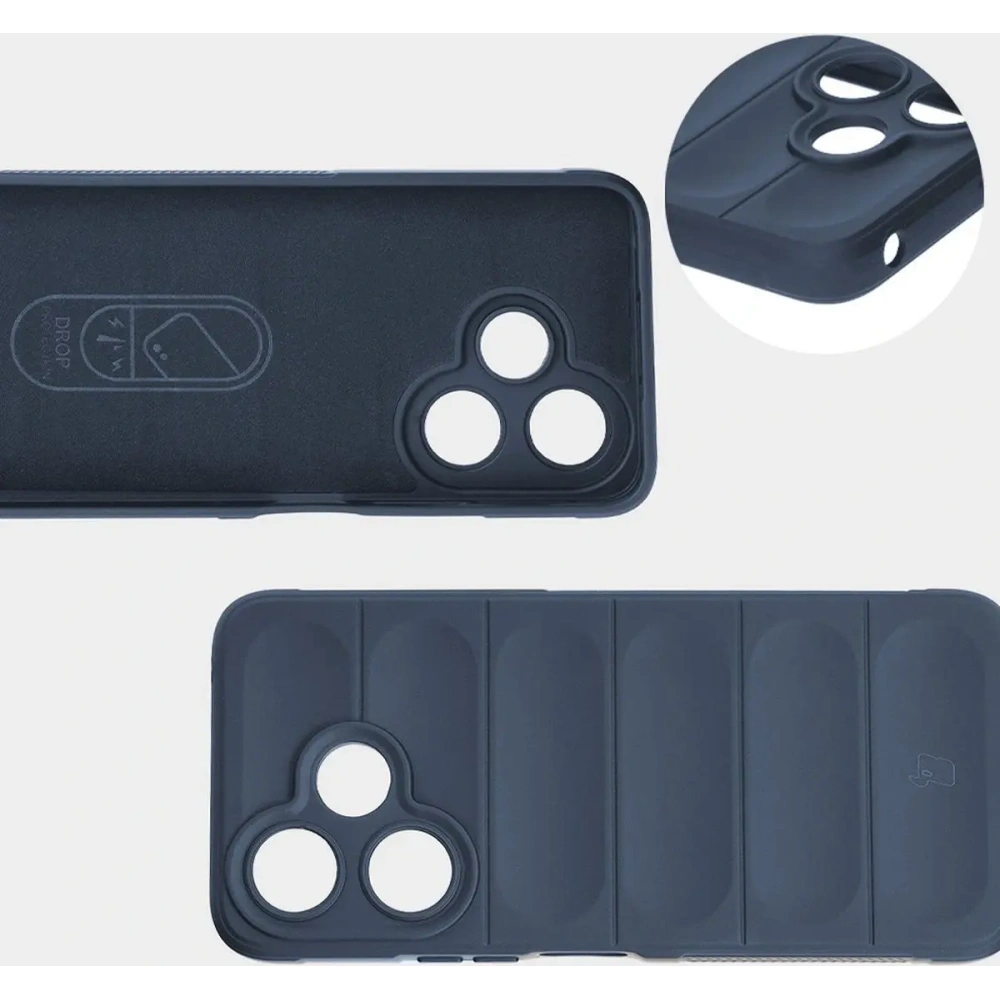 Pancerne etui Bizon Case Tur do Xiaomi Redmi 13 4G granatowe