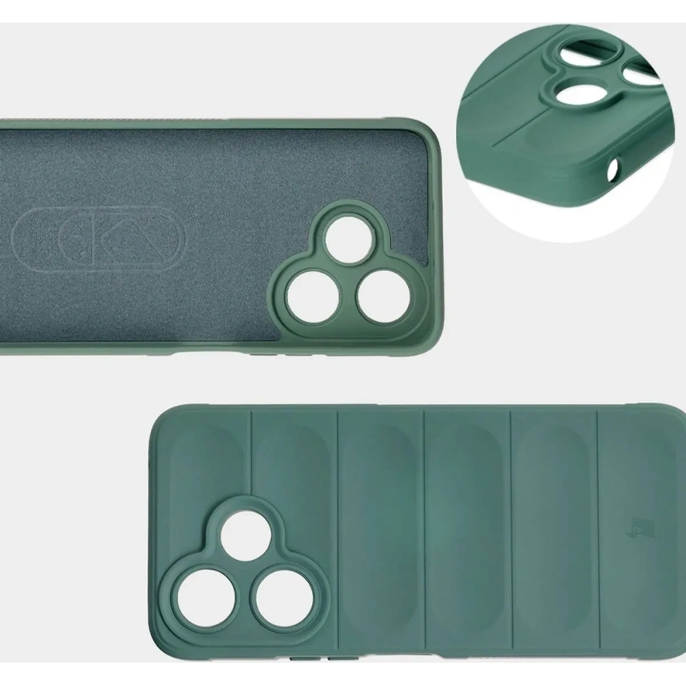 Pancerne etui Bizon Case Tur do Xiaomi Redmi 13 4G ciemnozielone