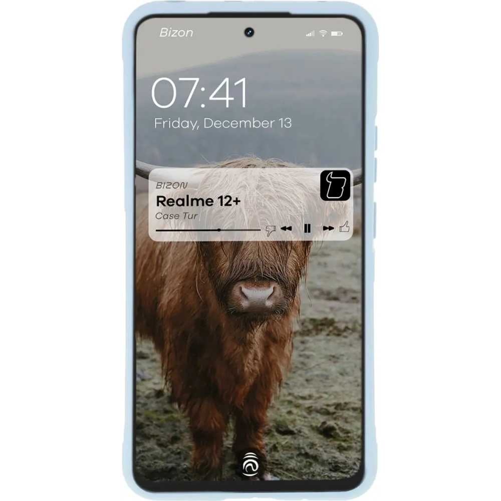 Pancerne etui Bizon Case Tur do Realme 12+ jasnoniebieskie