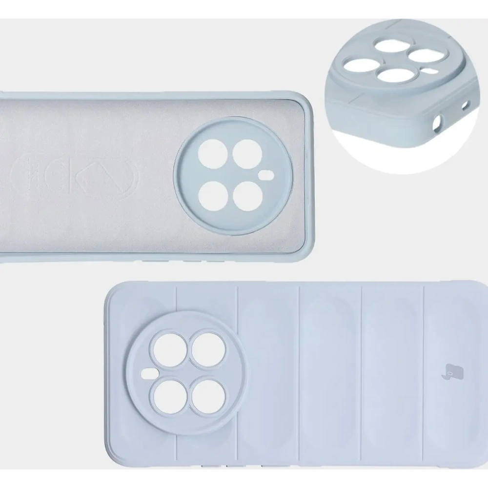 Pancerne etui Bizon Case Tur do Realme 12+ jasnoniebieskie