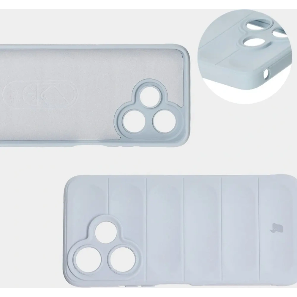 Pancerne etui Bizon Case Tur do Xiaomi Redmi 13 4G jasnoniebieskie