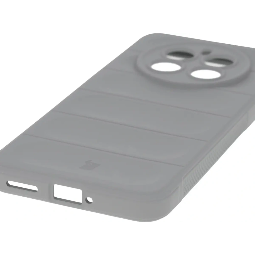 Pancerne etui Bizon Case Tur do Realme 12+ jasnoszare