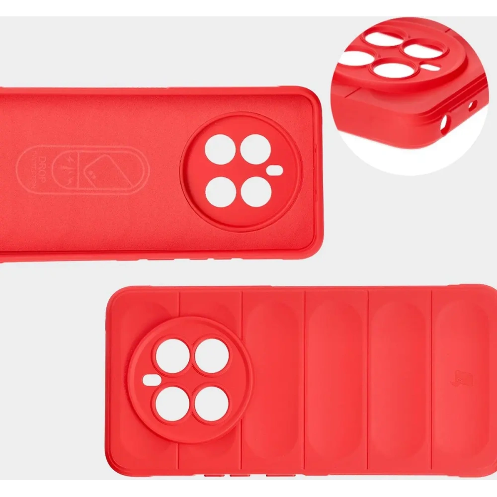 Pancerne etui Bizon Case Tur do Realme 12+ czerwone