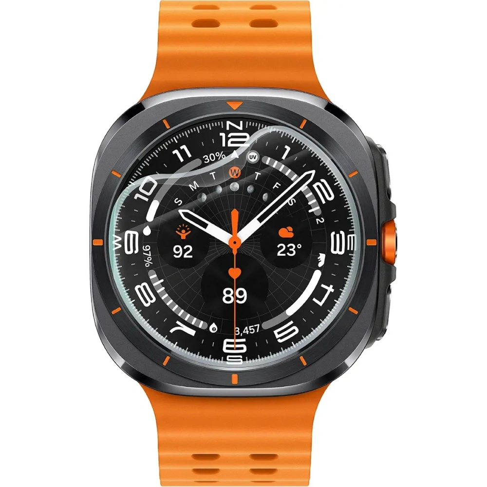 Folia matowa Bizon Glass Watch Hydrogel Sun do Samsung Galaxy Watch Ultra 47 mm [2 PACK]