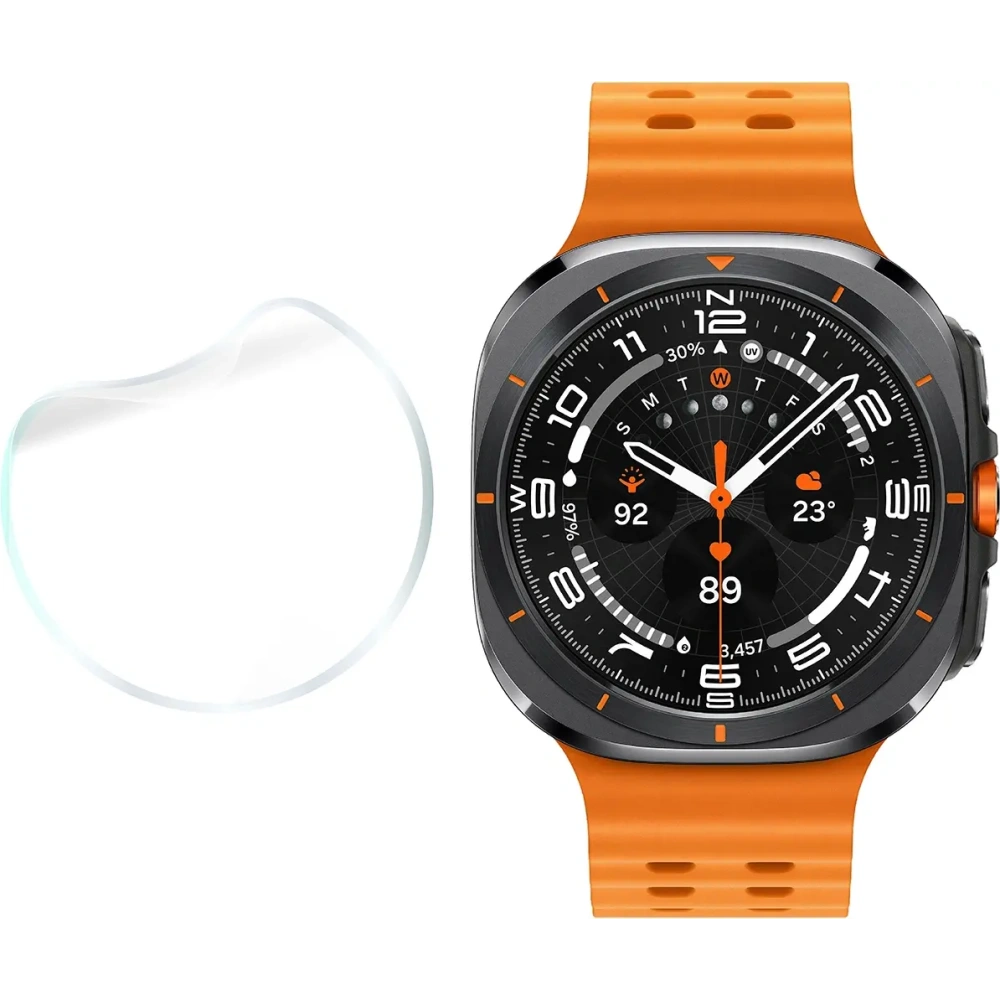 Folia matowa Bizon Glass Watch Hydrogel Sun do Samsung Galaxy Watch Ultra 47 mm [2 PACK]