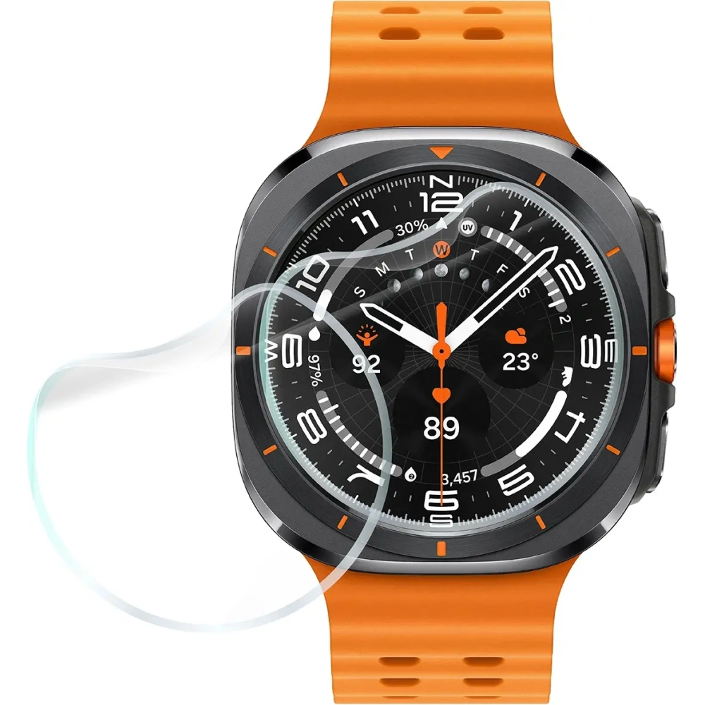 Folia matowa Bizon Glass Watch Hydrogel Sun do Samsung Galaxy Watch Ultra 47 mm [2 PACK]