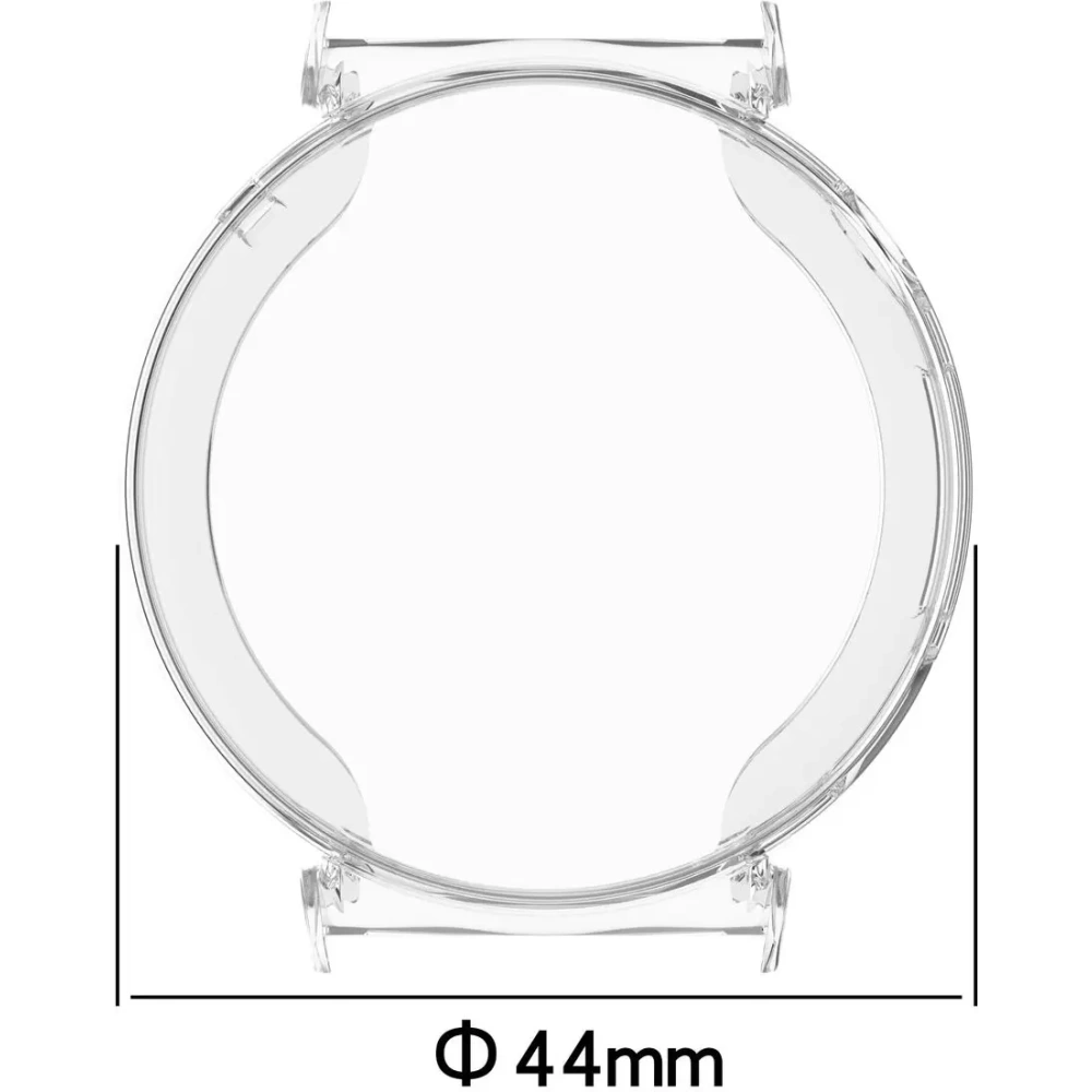 Etui z osłoną ekranu Bizon Case Watch Felipe do Huawei Watch GT 5 41 mm przeźroczyste