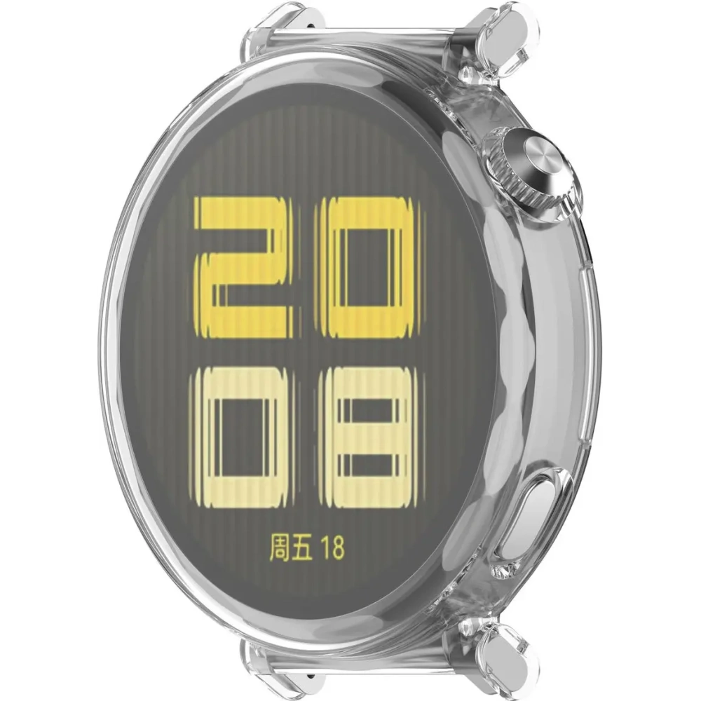 Etui z osłoną ekranu Bizon Case Watch Felipe do Huawei Watch GT 5 41 mm przeźroczyste