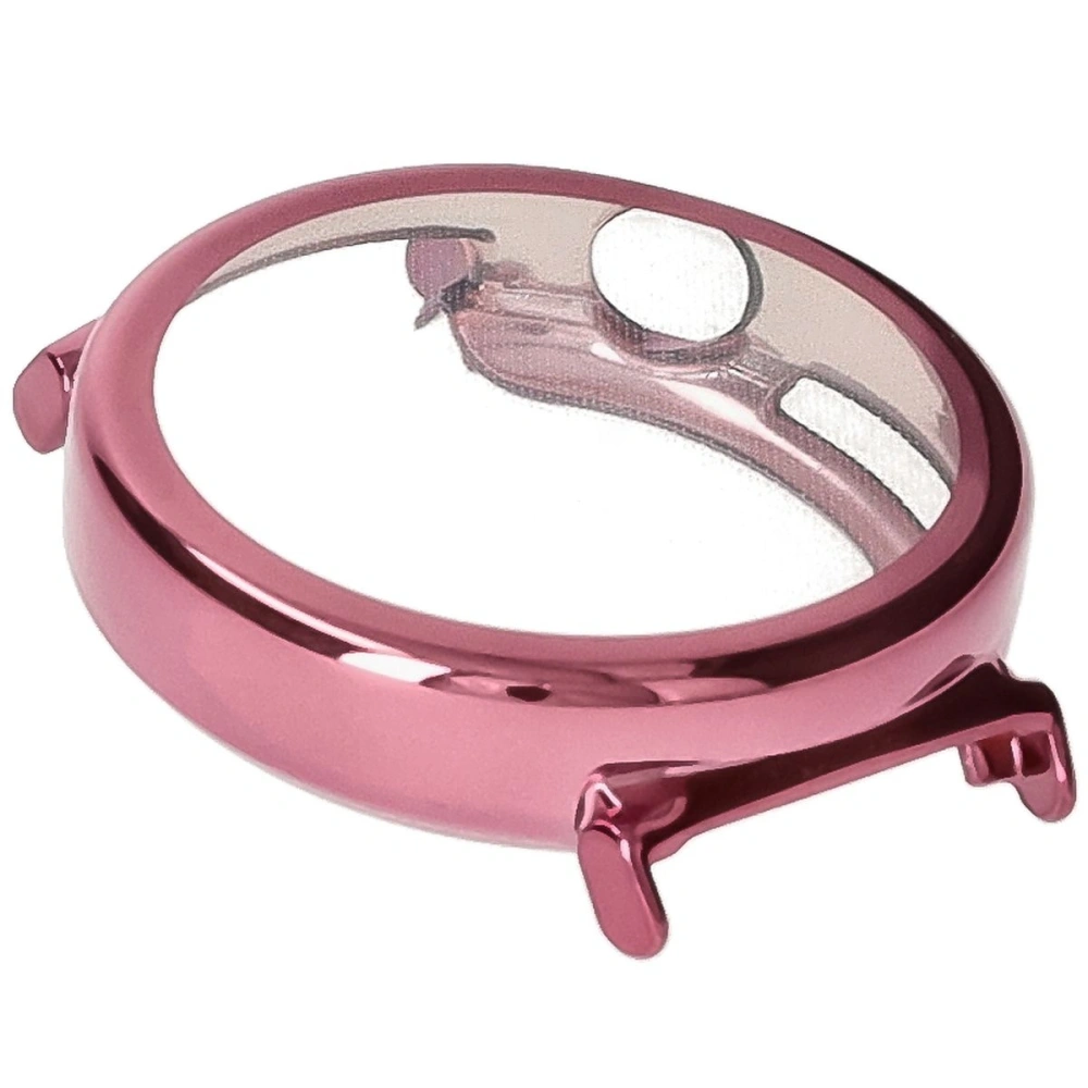 Etui z osłoną ekranu Bizon Case Watch Felipe do Huawei Watch GT 5 41 mm różowe