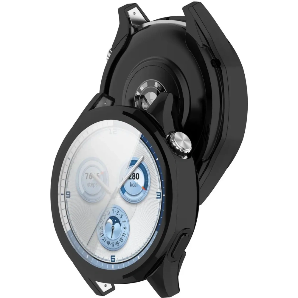 Etui z osłoną ekranu Bizon Case Watch Felipe do Huawei Watch GT 5 46 mm czarne