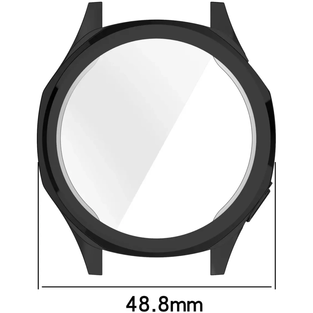 Etui z osłoną ekranu Bizon Case Watch Felipe do Huawei Watch GT 5 46 mm czarne