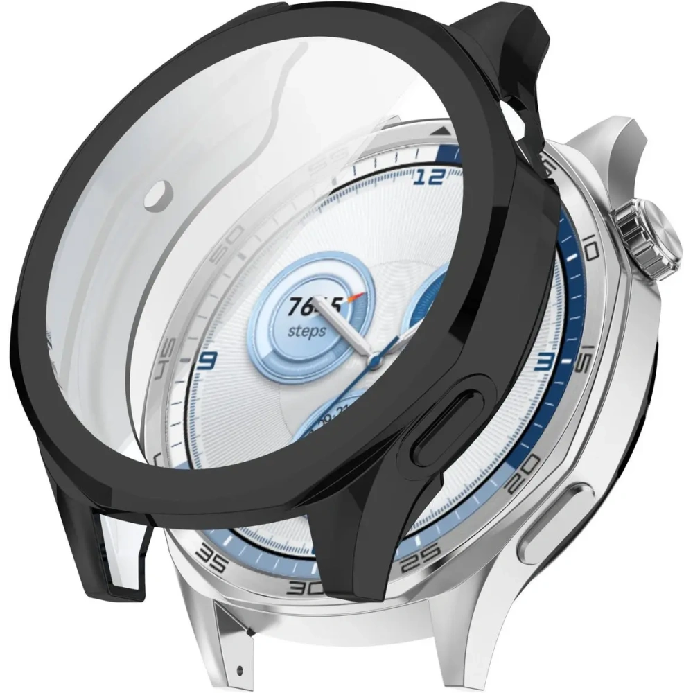 Etui z osłoną ekranu Bizon Case Watch Felipe do Huawei Watch GT 5 46 mm czarne