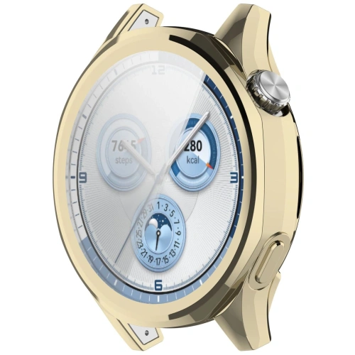 Kup Etui z osłoną ekranu Bizon Case Watch Felipe do Huawei Watch GT 5 46 mm złote - BIZ6725 - {ean13} - Sklep Home Screen