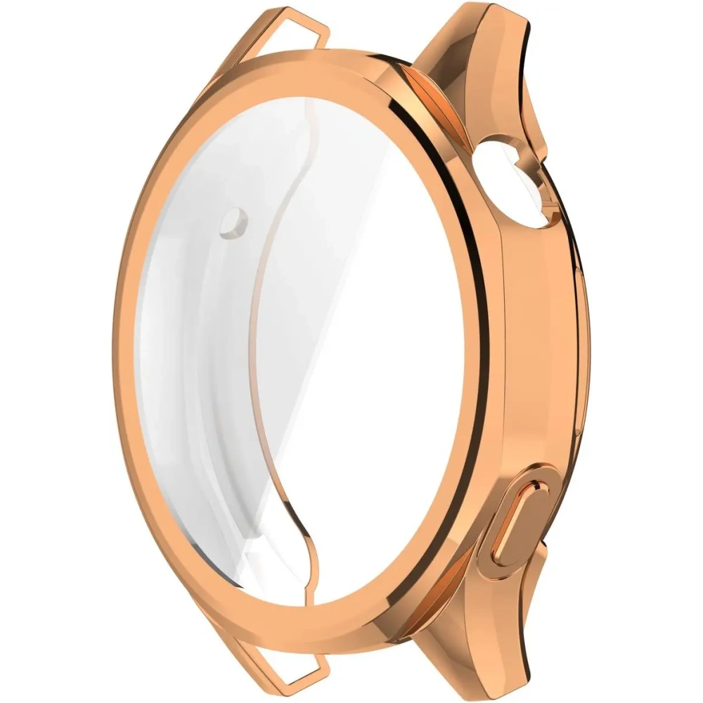 Etui z osłoną ekranu Bizon Case Watch Felipe do Huawei Watch GT 5 46 mm różowozłote