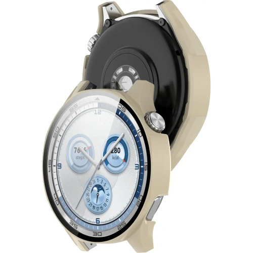 Kup Etui ze szkłem do zegarka Bizon Case+Glass Watch do Huawei Watch GT 5 46 mm beżowe - BIZ6728 - {ean13} - Sklep Home Screen