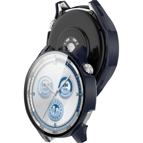 Kup Etui ze skla na hodinky Bizon Case+Glass Watch do Huawei Watch GT 5 46 mm modré - BIZ6730 - {ean13} - Sklep Home Screen