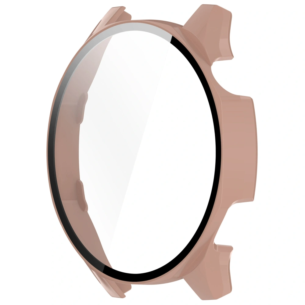 Etui ze szkłem do zegarka Bizon Case+Glass Watch do Huawei Watch GT 5 46 mm różowe