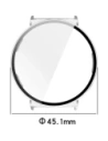 Buy Bizon Case+Glass Watch Huawei Watch GT 5 41 mm satin silver - BIZ6734 - {ean13} - Home Screen Store Europe