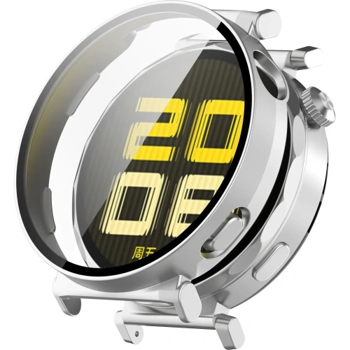 Kup Bizon Case+Glass Óra Huawei Watch GT 5 41 mm selyem ezüst - BIZ6734 - {ean13} - Sklep Home Screen