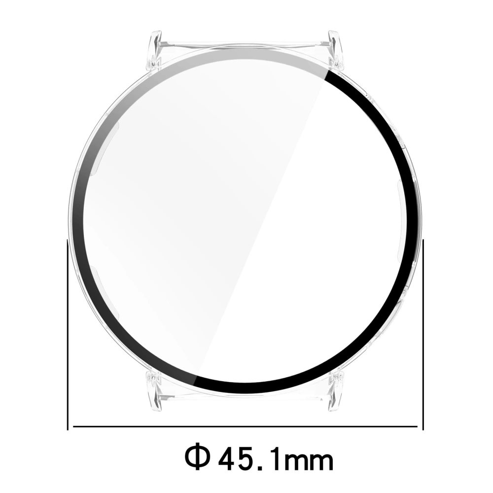 Etui ze szkłem do zegarka Bizon Case+Glass Watch do Huawei Watch GT 5 41 mm przeźroczyste