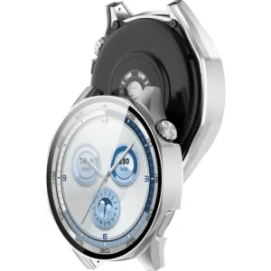 Kup Etui se sklem pro hodinky Bizon Case+Glass Watch do Huawei Watch GT 5 46 mm saténově stříbrné - BIZ6738 - {ean13} - Sklep Home Screen
