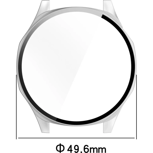 Kup Etui ze szkłem do zegarka Bizon Case+Glass Watch do Huawei Watch GT 5 46 mm satynowo srebrne - BIZ6738 - {ean13} - Sklep Home Screen