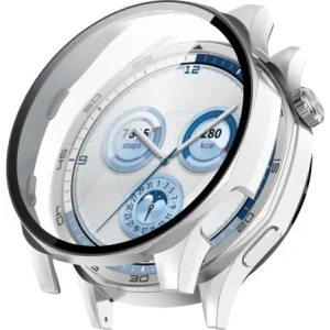 Kup Bizon Case+Glass óra Huawei Watch GT 5 46 mm selyem ezüst - BIZ6738 - {ean13} - Sklep Home Screen