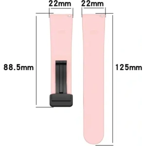 Kup Silikonový pásek Bizon Strap Watch Silicone 22 mm pro smartwatch růžový - BIZ6739 - {ean13} - Sklep Home Screen