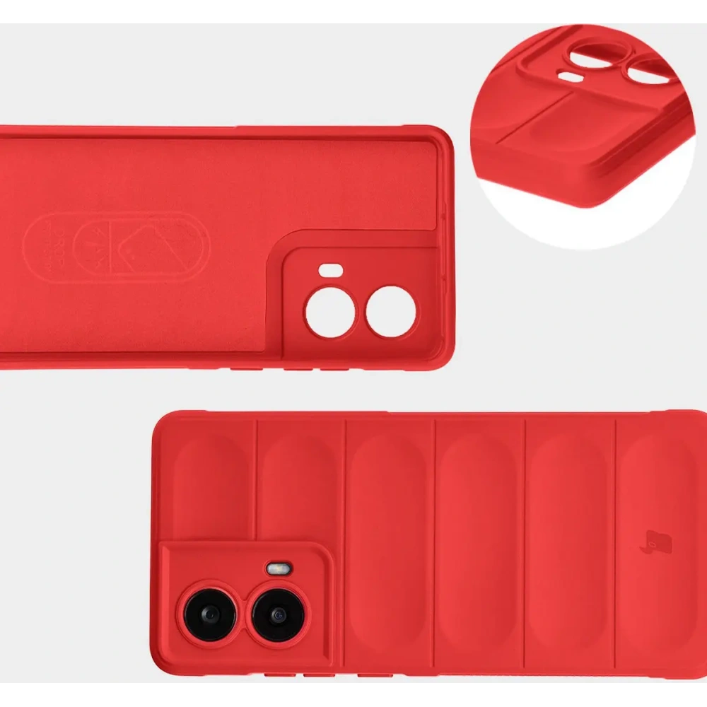 Pancerne etui Bizon Case Tur do Motorola Moto G85 5G czerwone